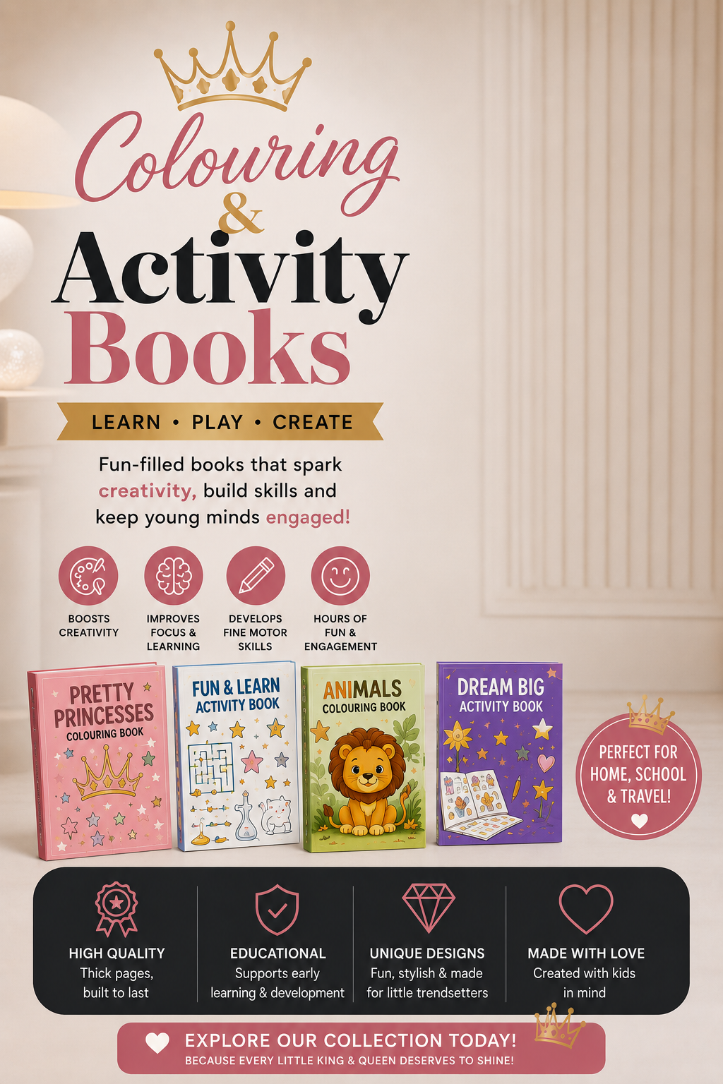 Colouring Books & Activity Books