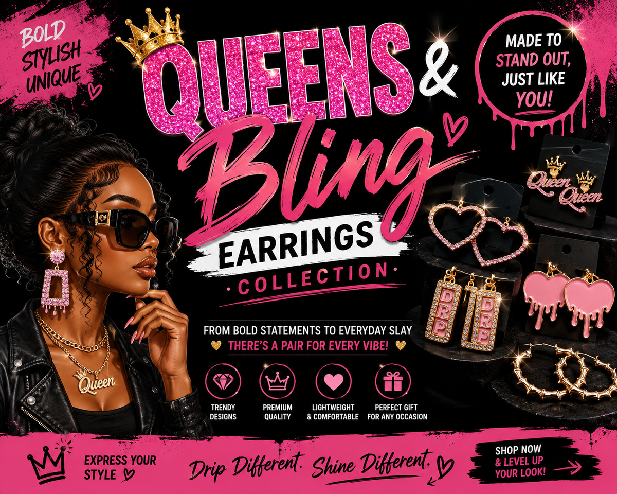 Queens & Bling Earrings Collection
