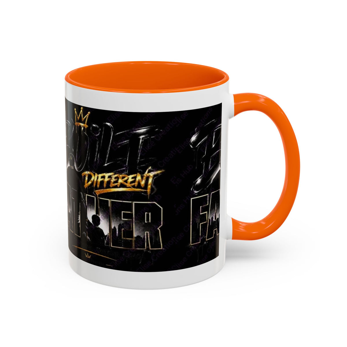 👑🖤 Built Different Father Mug 🖤👑 (11, 15oz)