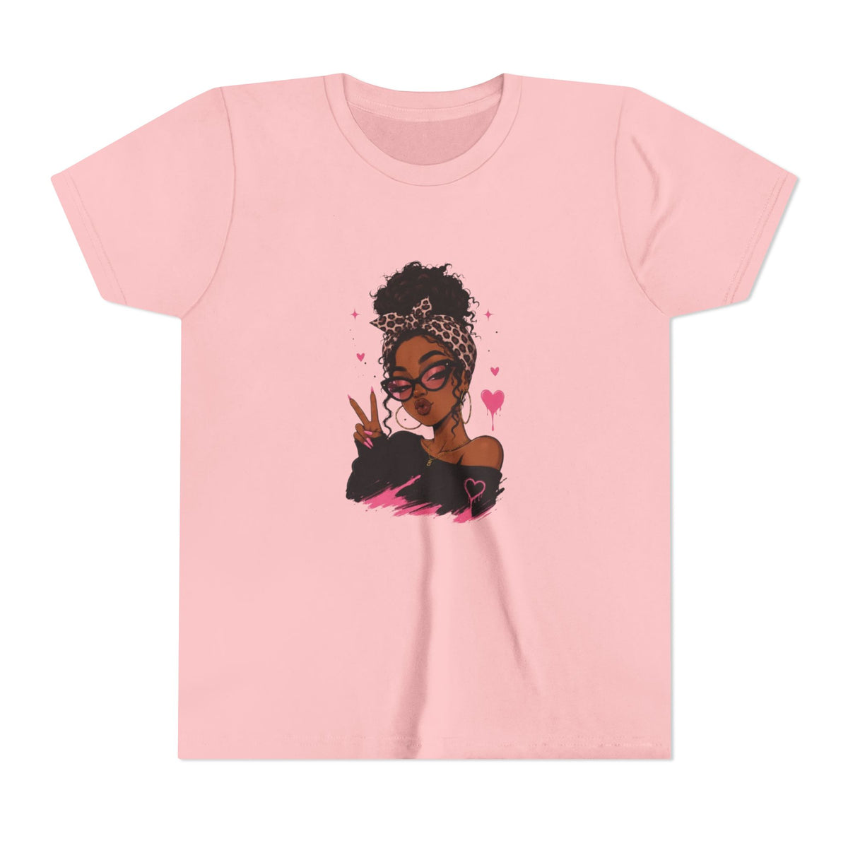 👑 Pink Queen Vibes Youth T-Shirt 👑