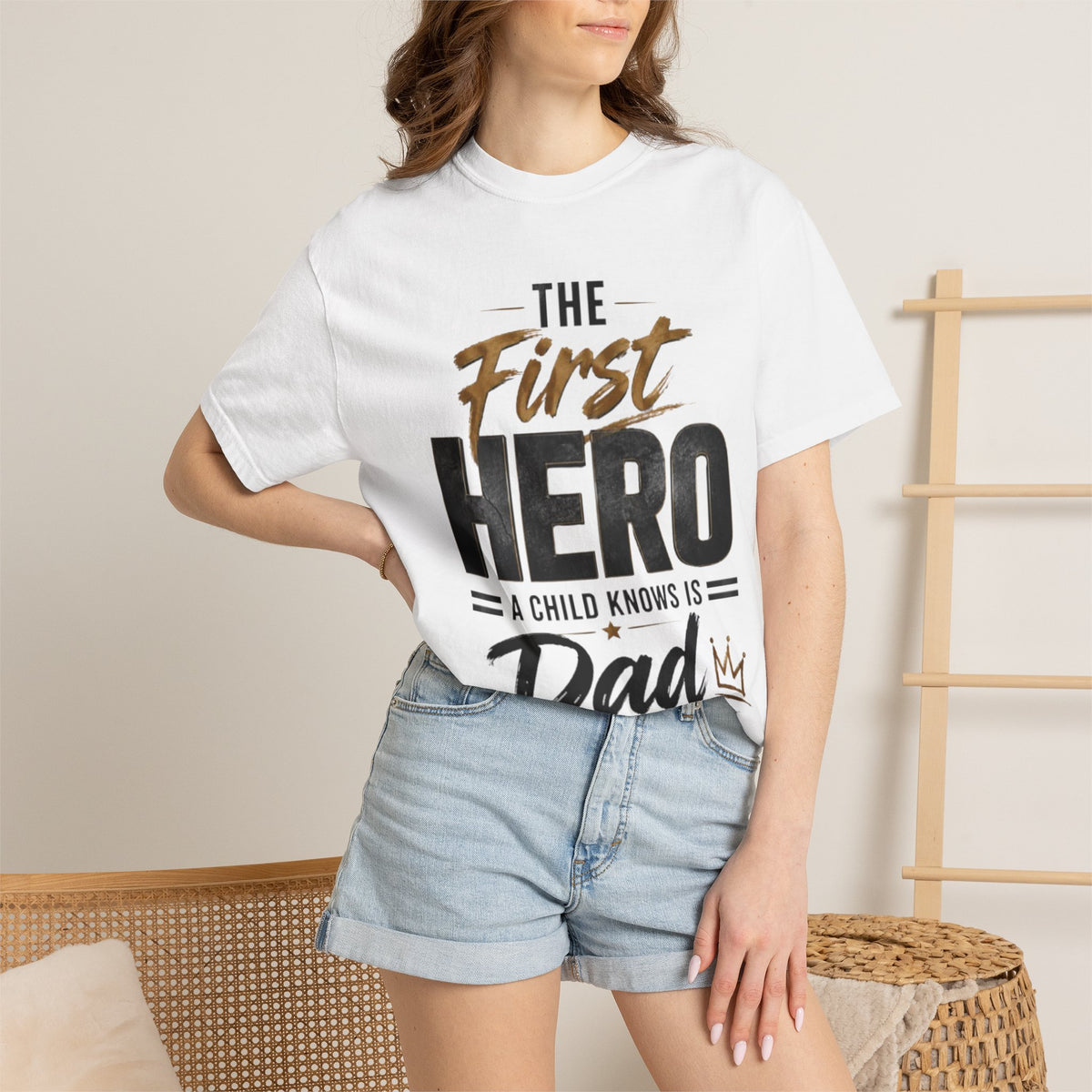 The First Hero Dad T-Shirt