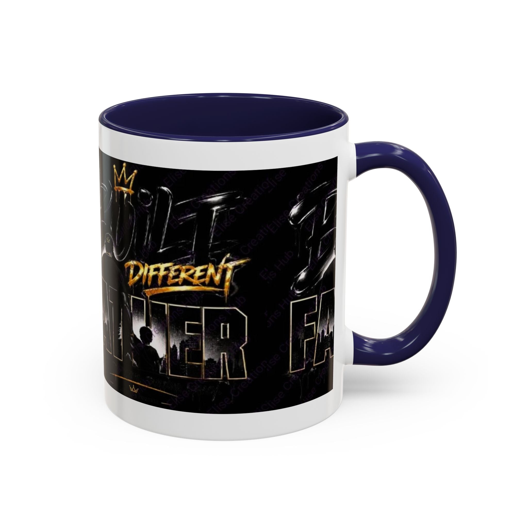 👑🖤 Built Different Father Mug 🖤👑 (11, 15oz)