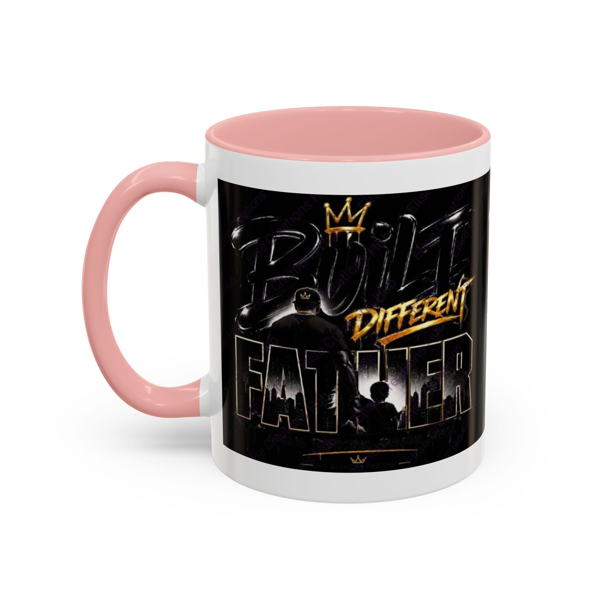 👑🖤 Built Different Father Mug 🖤👑 (11, 15oz)