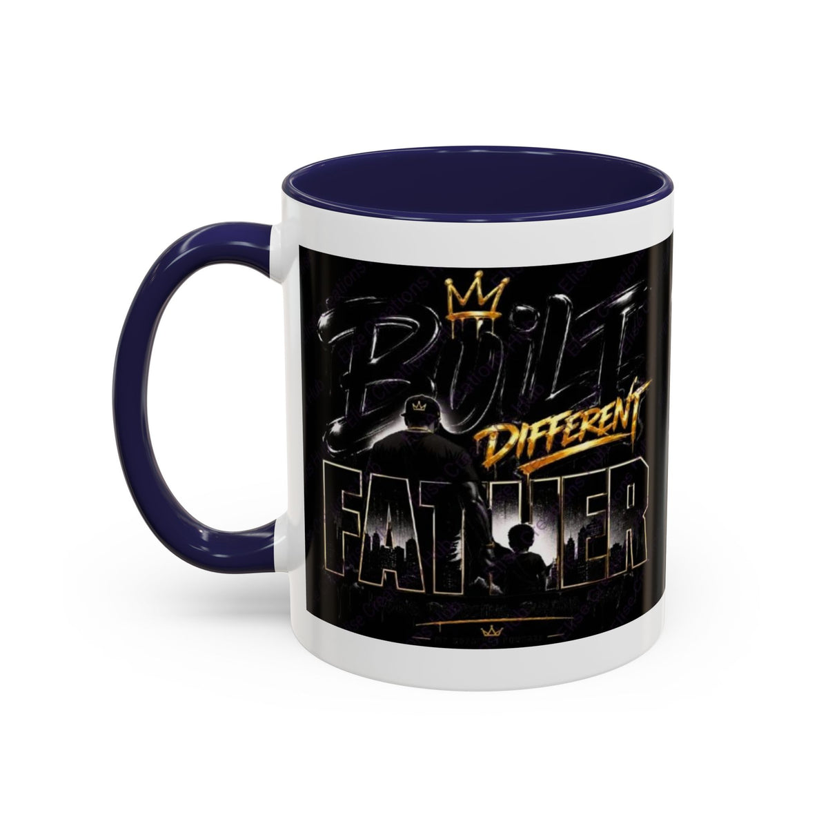 👑🖤 Built Different Father Mug 🖤👑 (11, 15oz)