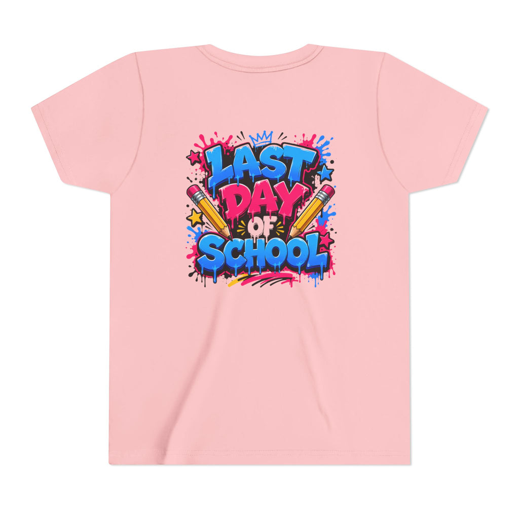 🎓 Last Day of School Kids T-Shirt | Front & Back Design | Personalised School Leavers Tee 2026oʻ