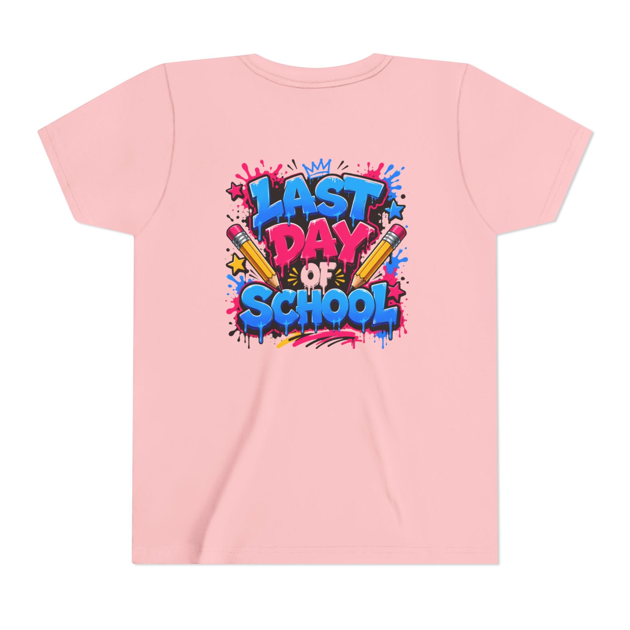 🎓 Last Day of School Kids T-Shirt | Front & Back Design | Personalised School Leavers Tee 2026oʻ