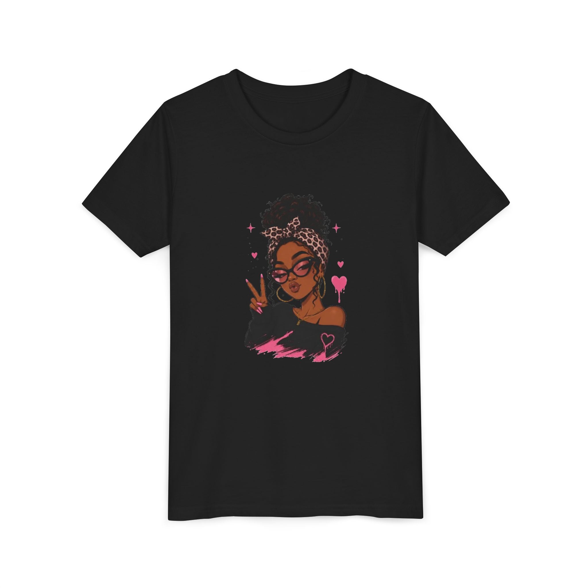 👑 Pink Queen Vibes Youth T-Shirt 👑