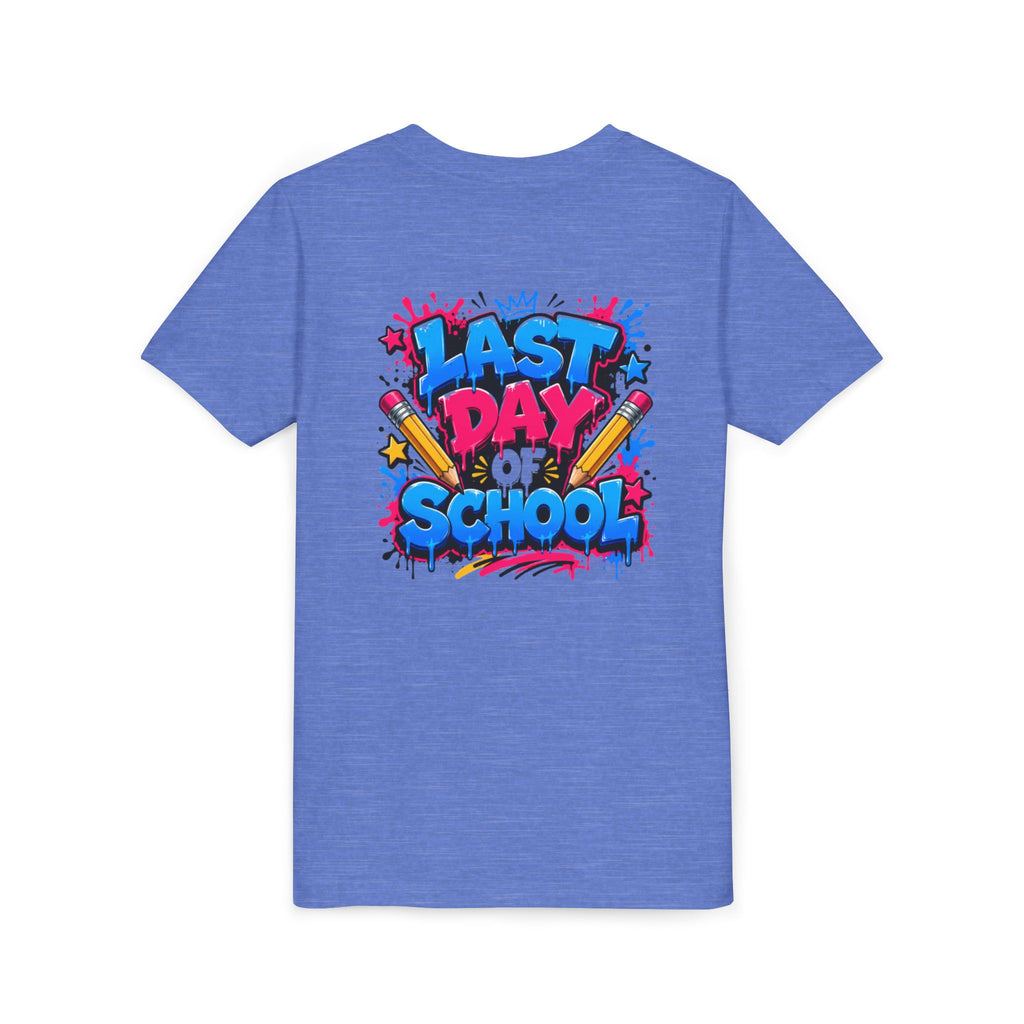 🎓 Last Day of School Kids T-Shirt | Front & Back Design | Personalised School Leavers Tee 2026oʻ