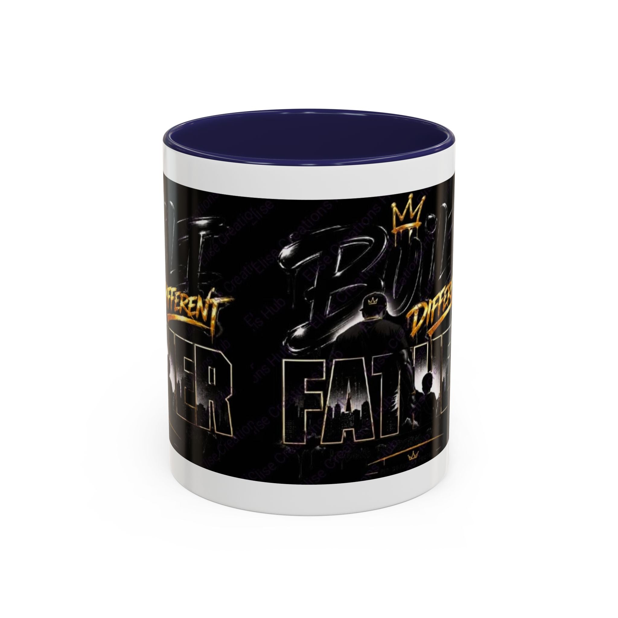 👑🖤 Built Different Father Mug 🖤👑 (11, 15oz)