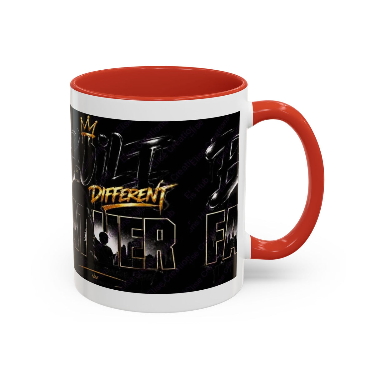 👑🖤 Built Different Father Mug 🖤👑 (11, 15oz)