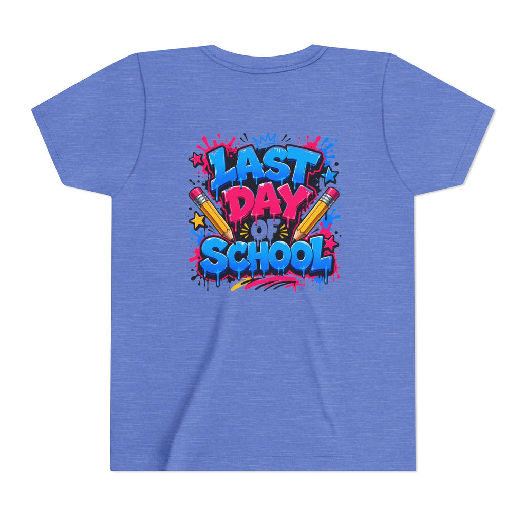 🎓 Last Day of School Kids T-Shirt | Front & Back Design | Personalised School Leavers Tee 2026oʻ