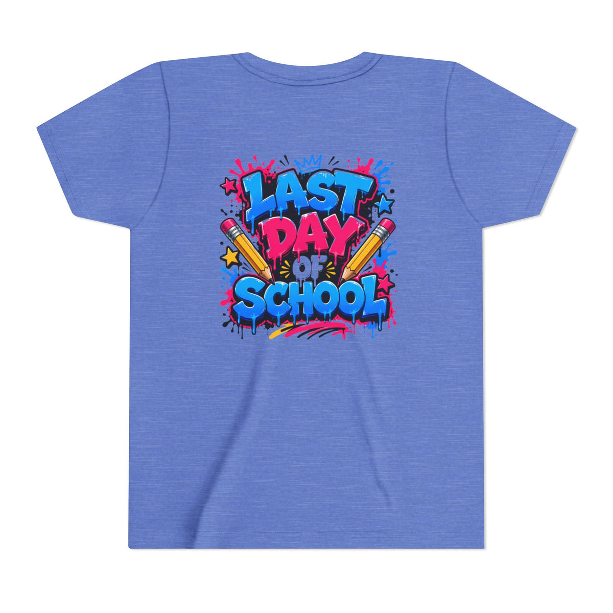 🎓 Last Day of School Kids T-Shirt | Front & Back Design | Personalised School Leavers Tee 2026oʻ
