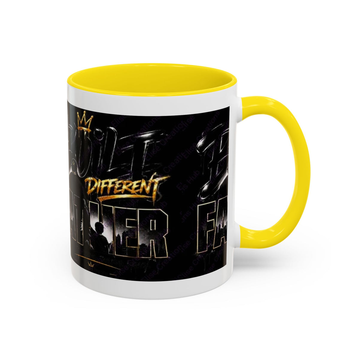 👑🖤 Built Different Father Mug 🖤👑 (11, 15oz)