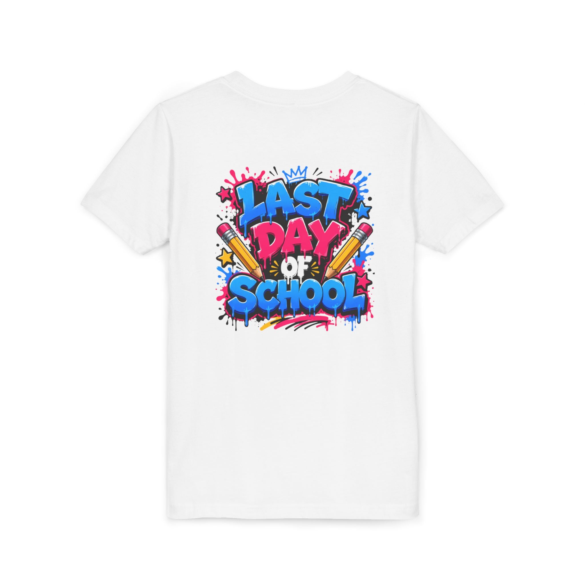 🎓 Last Day of School Kids T-Shirt | Front & Back Design | Personalised School Leavers Tee 2026oʻ