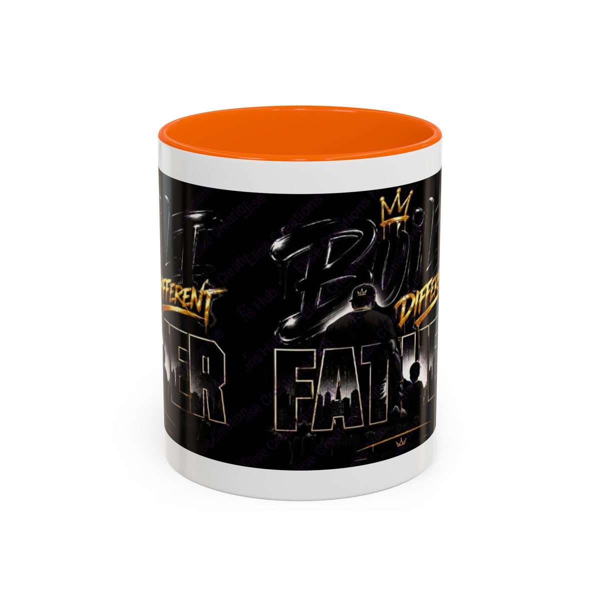 👑🖤 Built Different Father Mug 🖤👑 (11, 15oz)