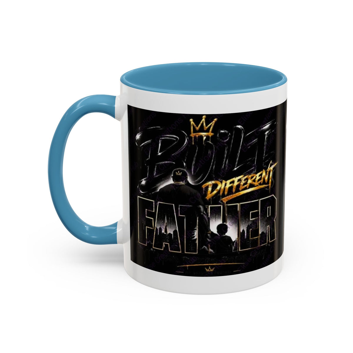 👑🖤 Built Different Father Mug 🖤👑 (11, 15oz)