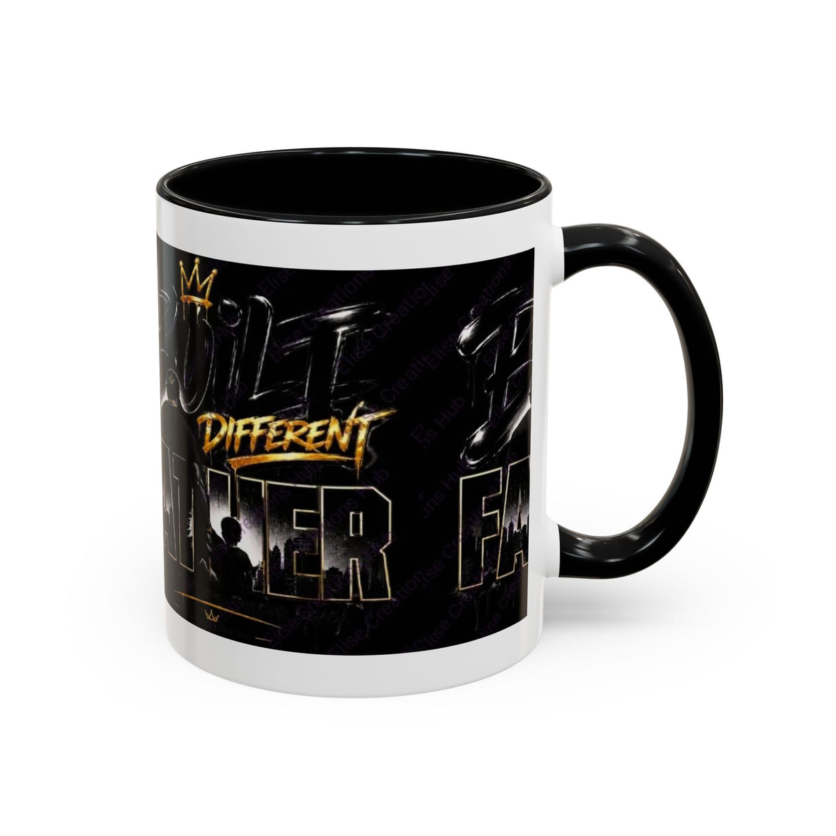👑🖤 Built Different Father Mug 🖤👑 (11, 15oz)