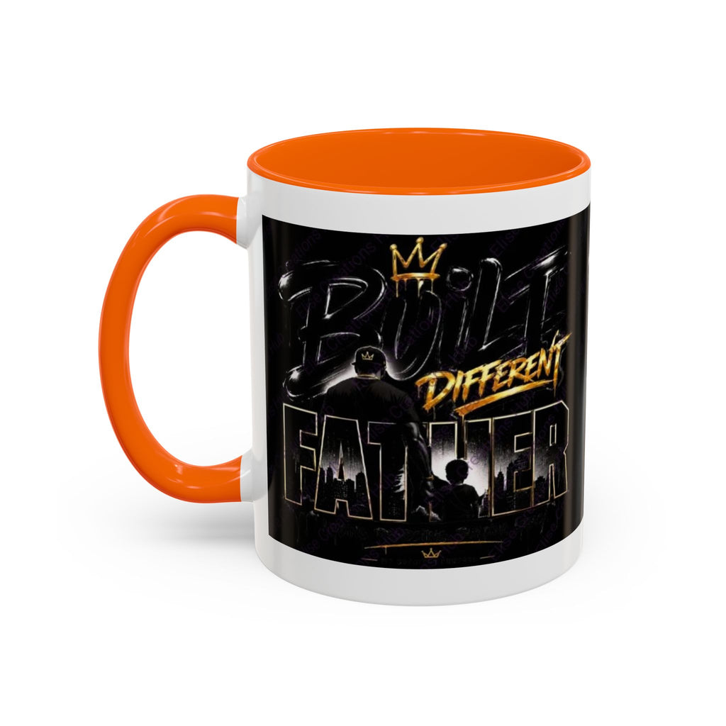 👑🖤 Built Different Father Mug 🖤👑 (11, 15oz)