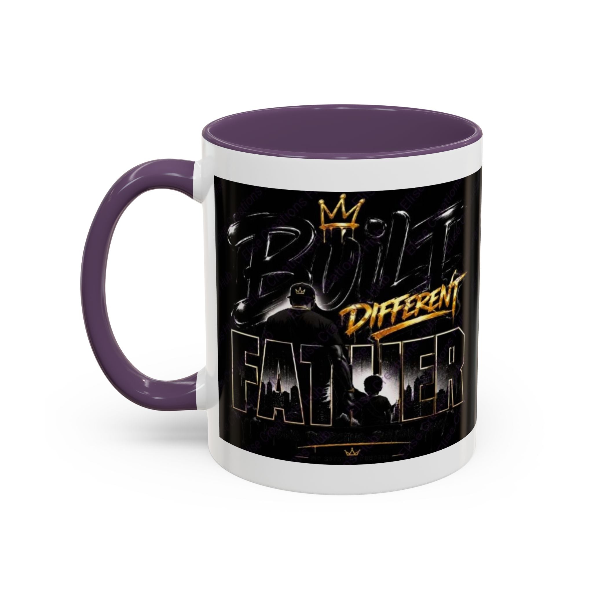 👑🖤 Built Different Father Mug 🖤👑 (11, 15oz)