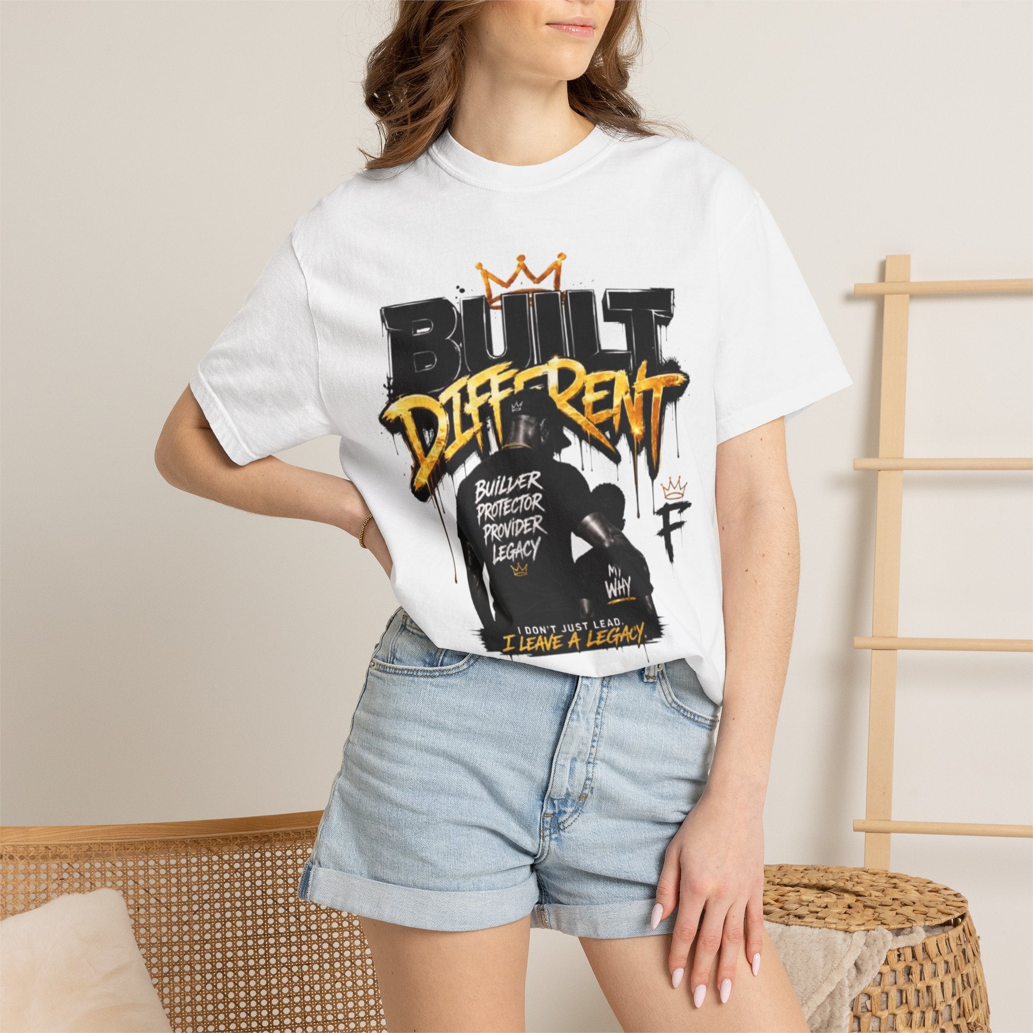 Built Different Father's Day T-Shirt | Dad Legacy Shirt | Builder Protector Provider Tee