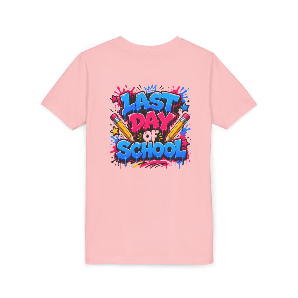 🎓 Last Day of School Kids T-Shirt | Front & Back Design | Personalised School Leavers Tee 2026oʻ