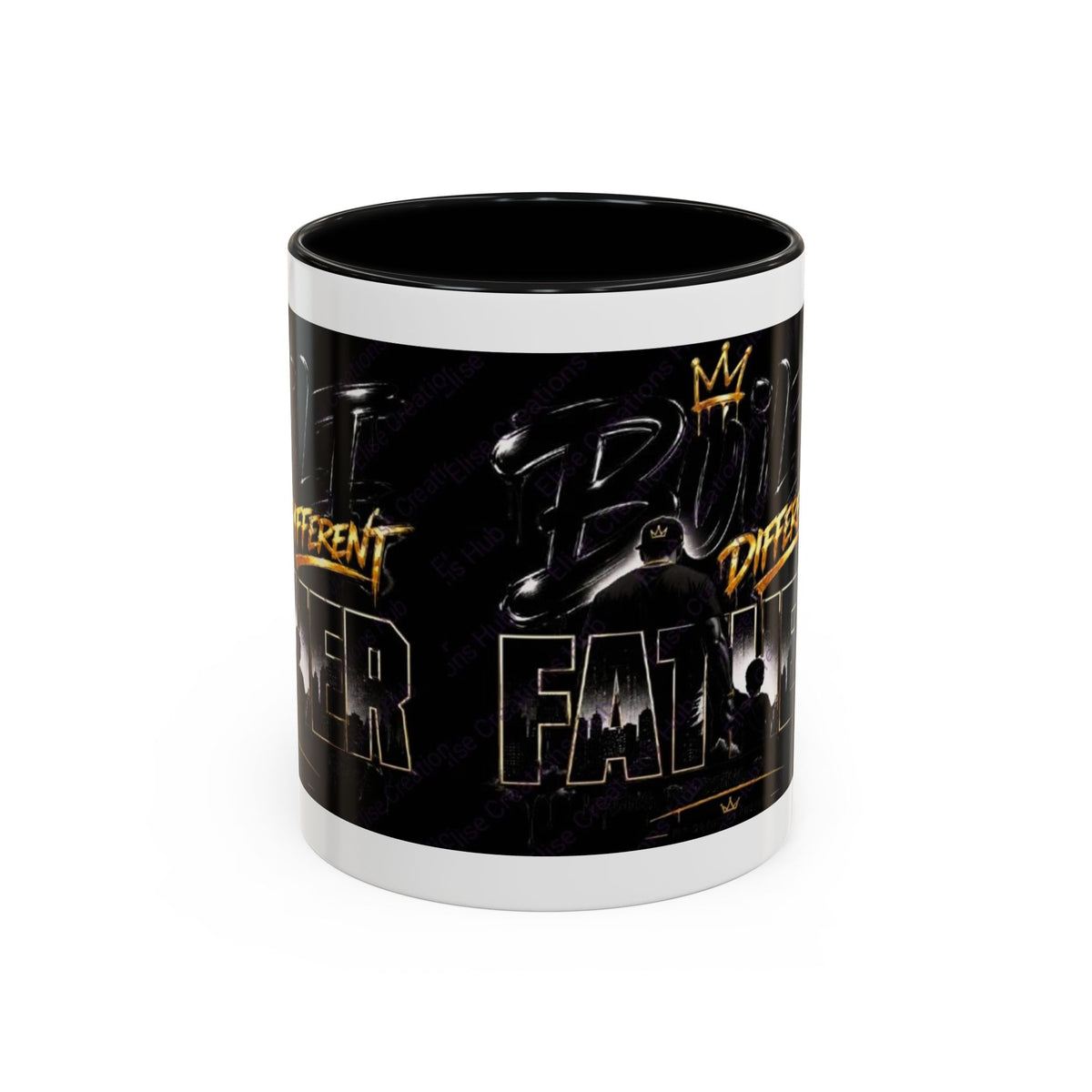 👑🖤 Built Different Father Mug 🖤👑 (11, 15oz)