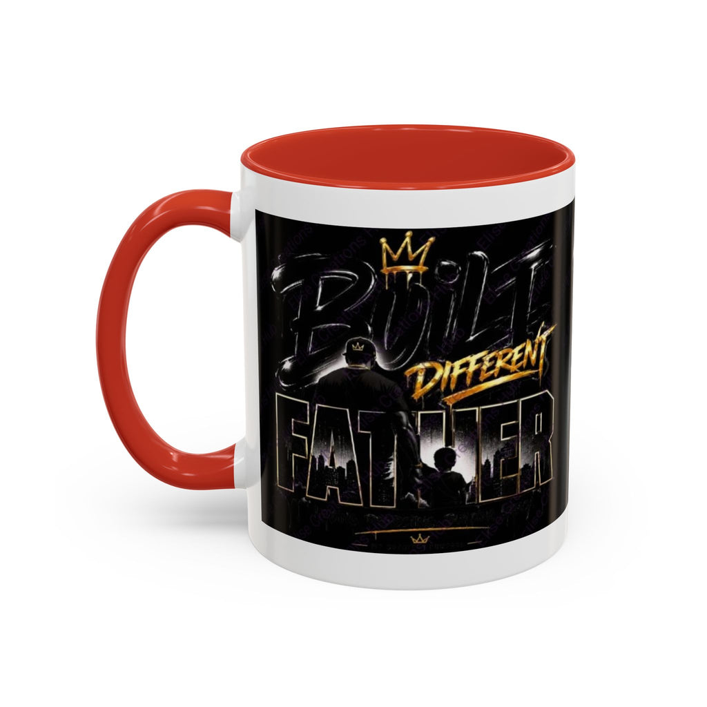 👑🖤 Built Different Father Mug 🖤👑 (11, 15oz)