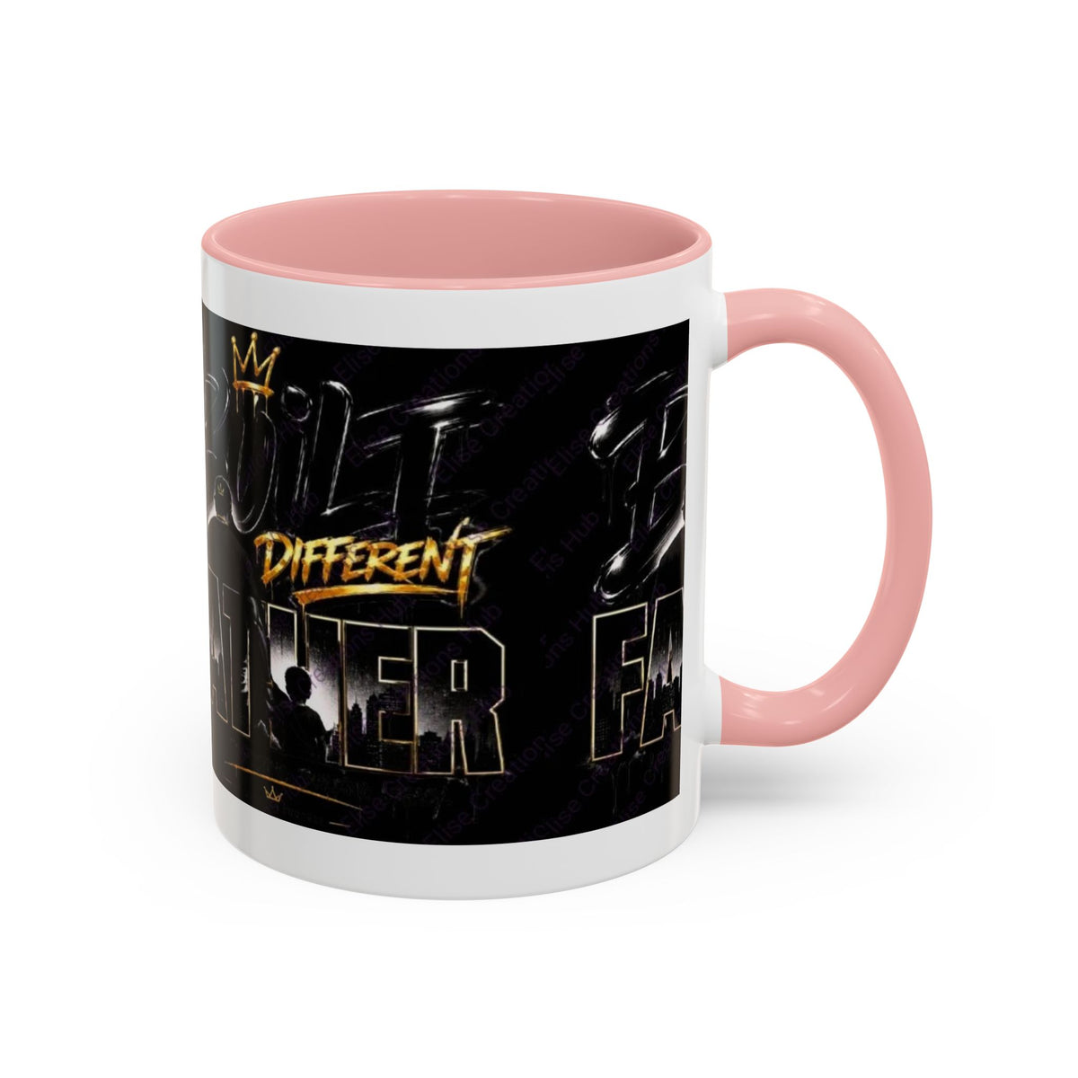 👑🖤 Built Different Father Mug 🖤👑 (11, 15oz)