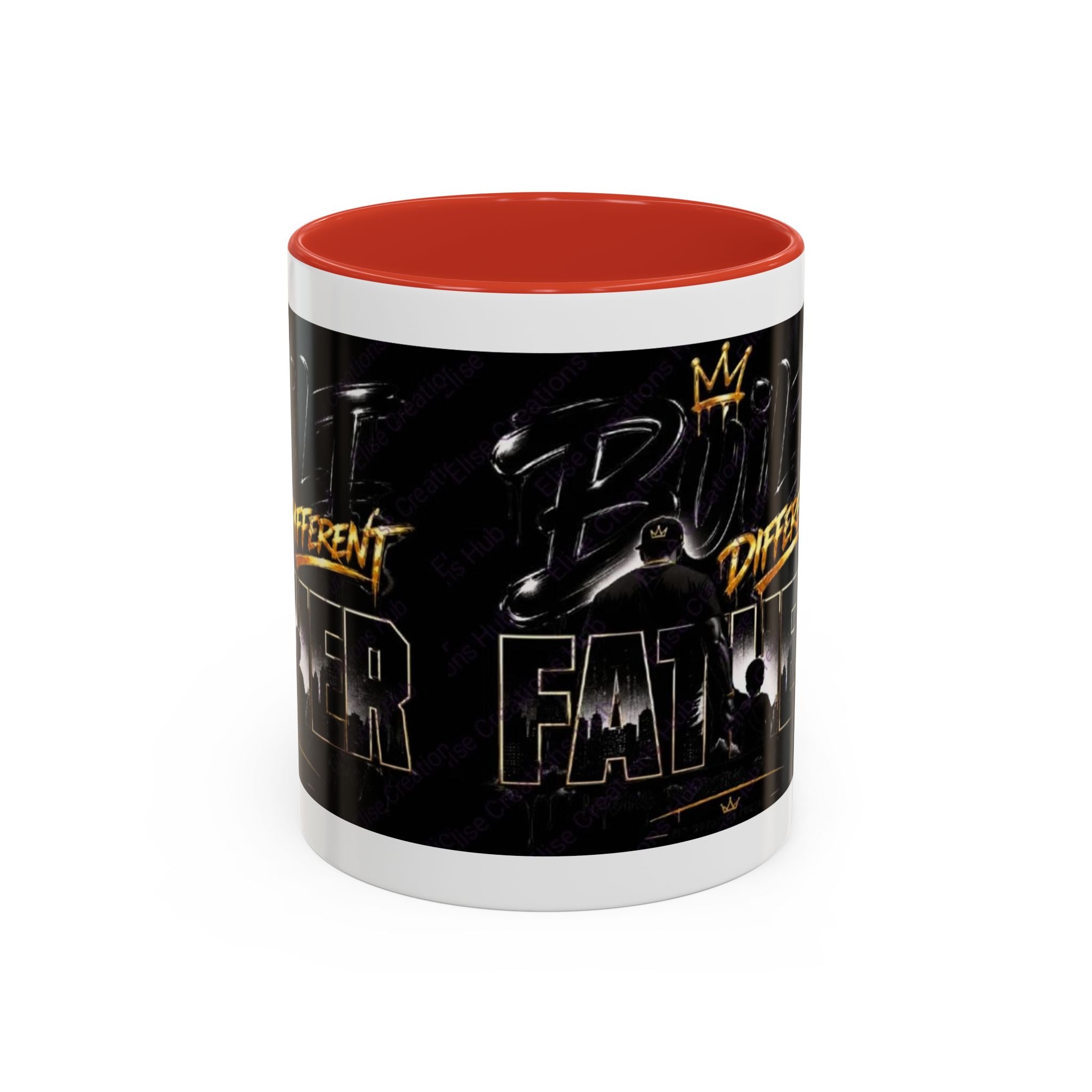 👑🖤 Built Different Father Mug 🖤👑 (11, 15oz)