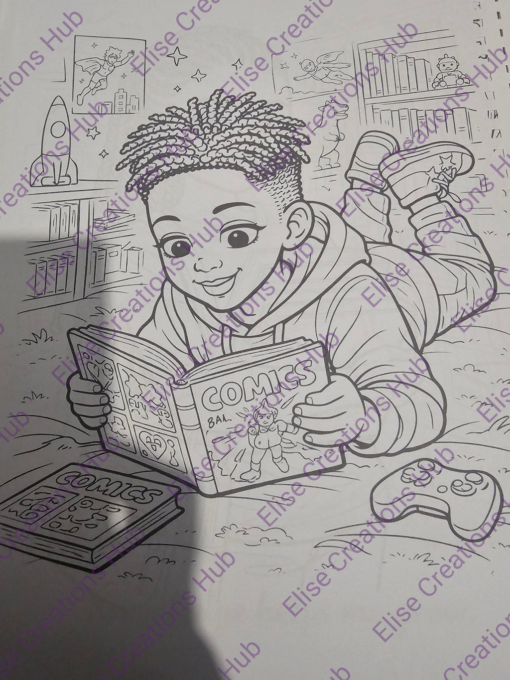 The Cool & Trendy Vibe Kids Colouring Book + Colouring Pencil Pack 🎨✨