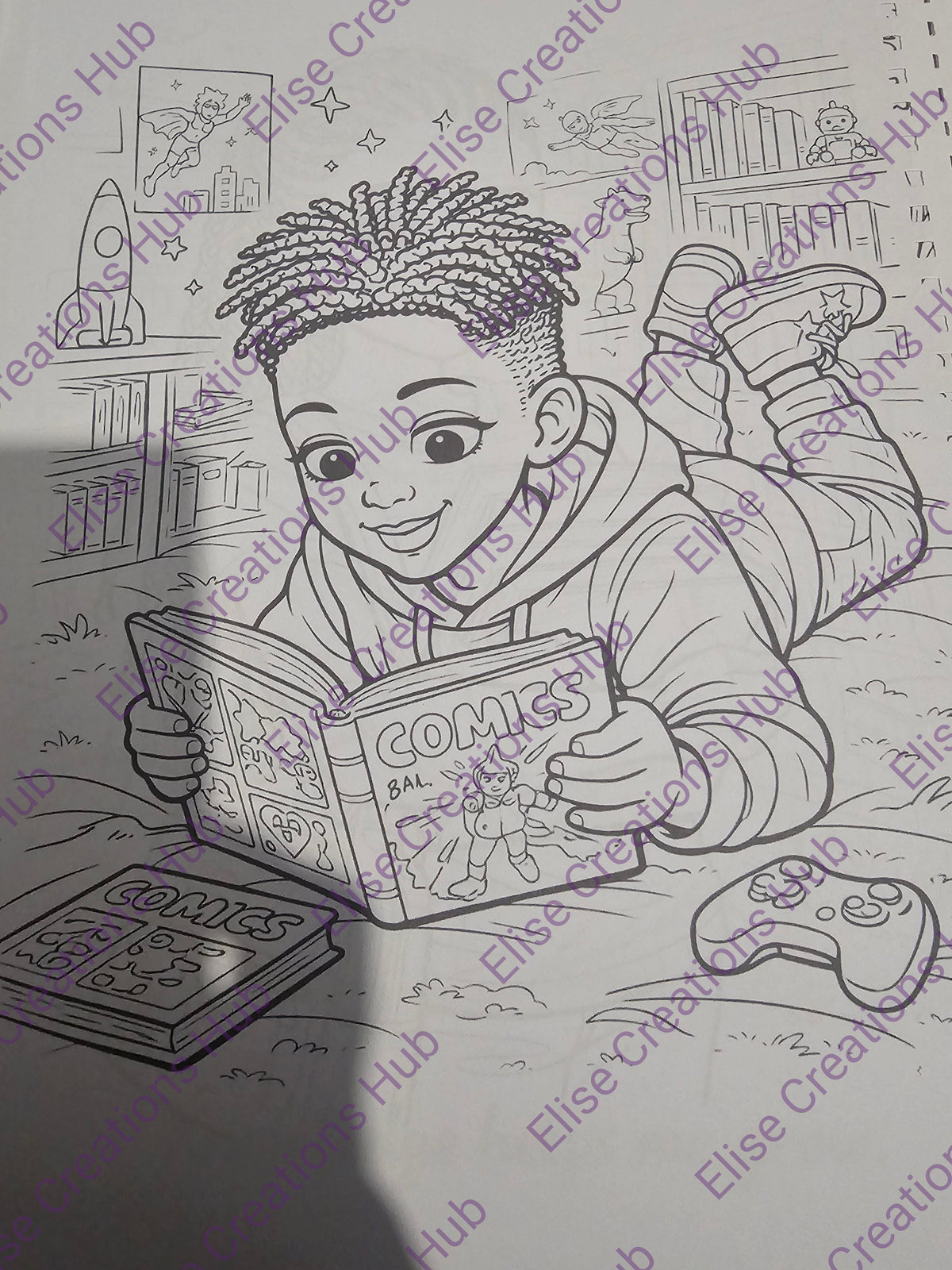 The Cool & Trendy Vibe Kids Colouring Book + Colouring Pencil Pack 🎨✨