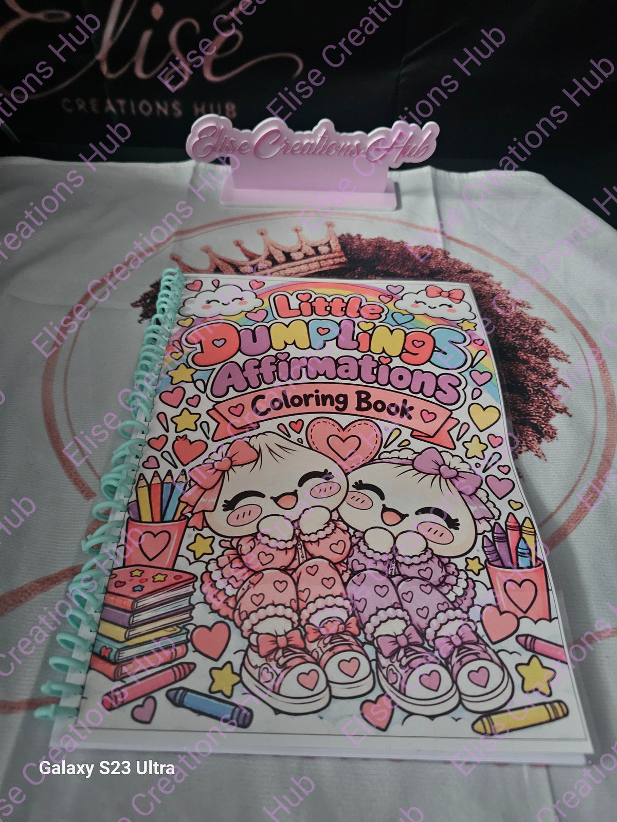 Little Dumplings Affirmations Colouring Book