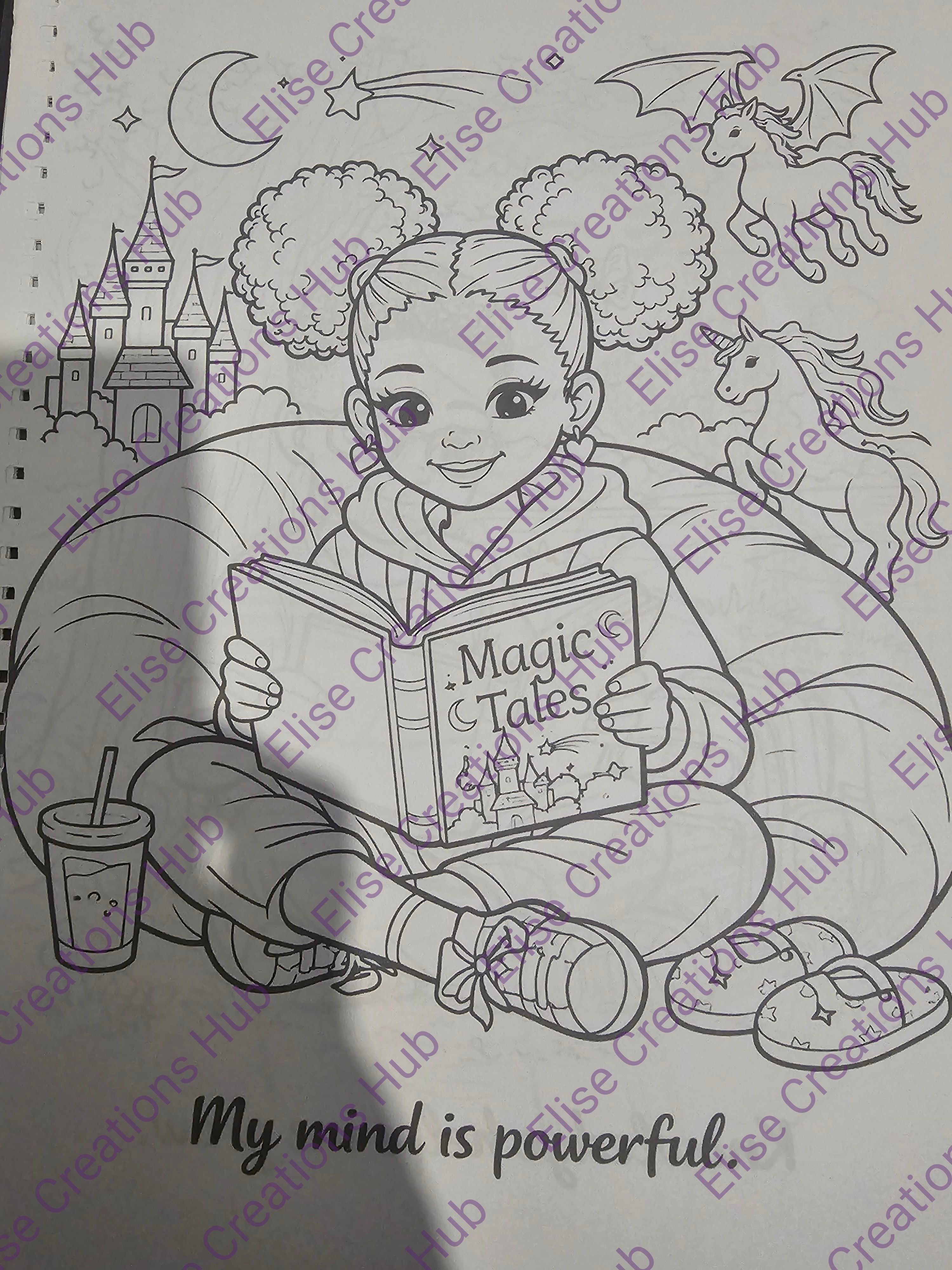 The Cool & Trendy Vibe Kids Colouring Book + Colouring Pencil Pack 🎨✨