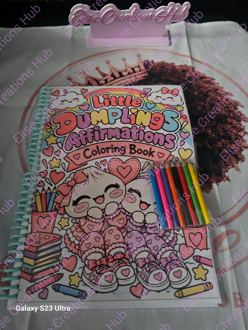 Little Dumplings Affirmations Colouring Book