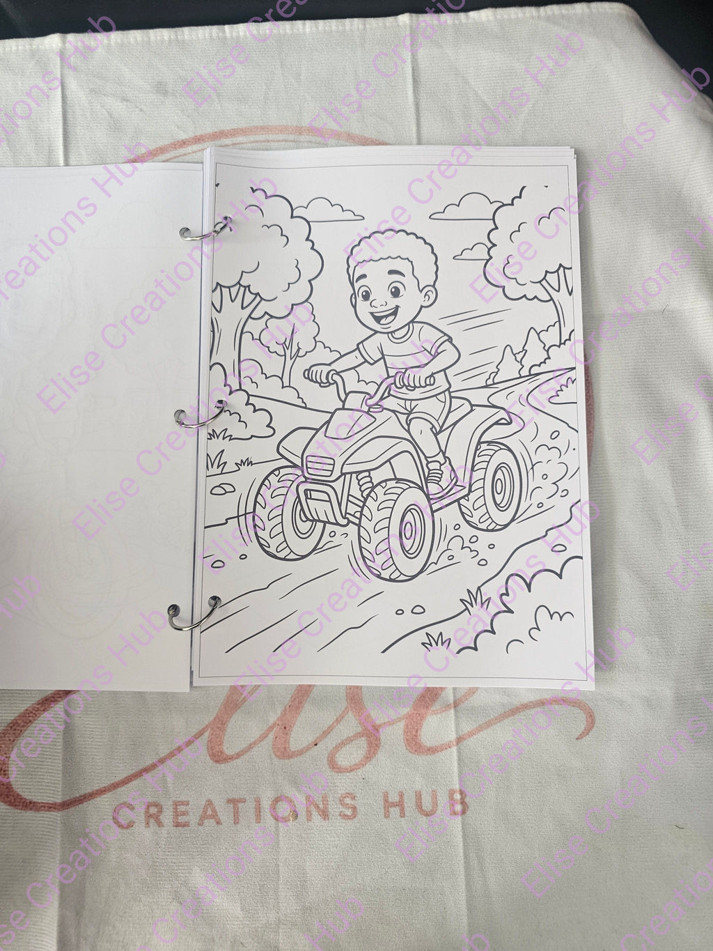 The Racing Colouring Book,  Trucks, Bikes, Skateboards & More! | Ages 6+